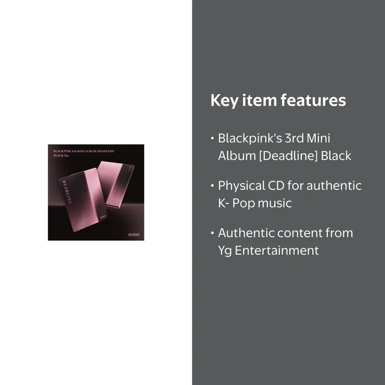 Blackpink - The 3rd Mini Album Deadline Black Version, CD