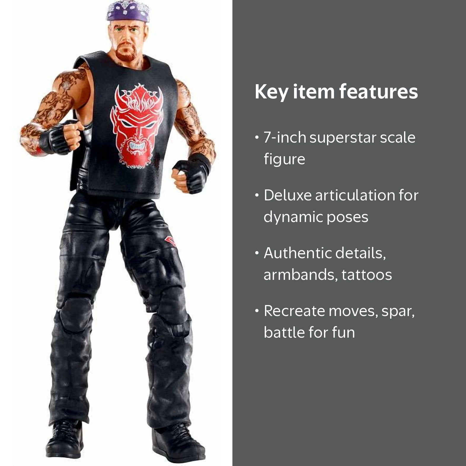 WWE Elite Series Undertaker Action Figure - Walmart.com
