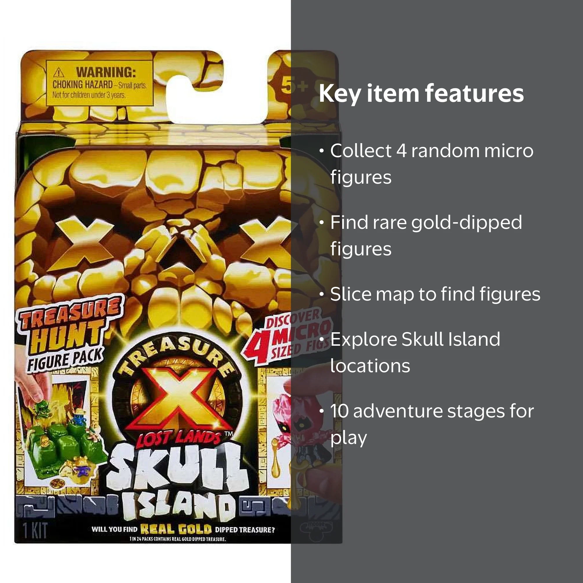 Treasure X Lost Lands Skull Island Micro Figures Mystery Pack with