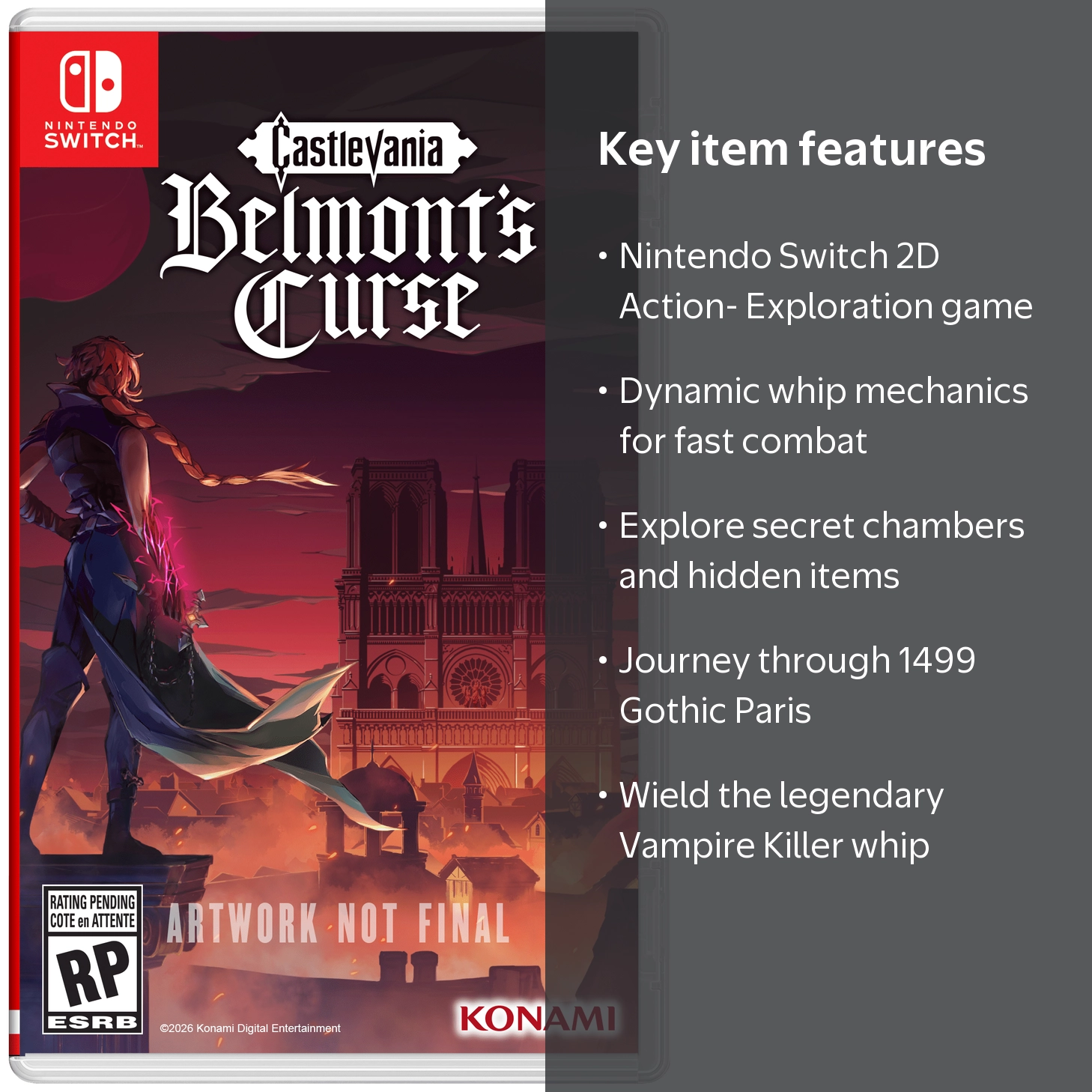 Castlevania: Belmont's Curse Night One Edition - Nintendo Switch