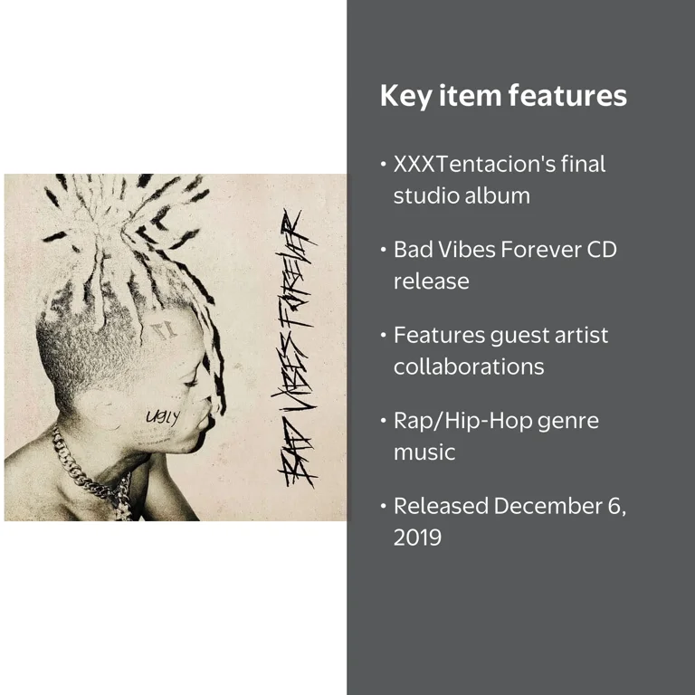 Xxxtentacion - Bad Vibes Forever - Music & Performance - CD