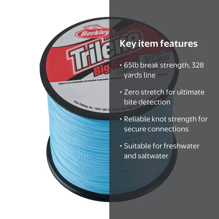 trilene braided fishing line Berkley Big Game Braid : Sports & Outdoors Now you catch the fish. Has anyone used Trilene braid