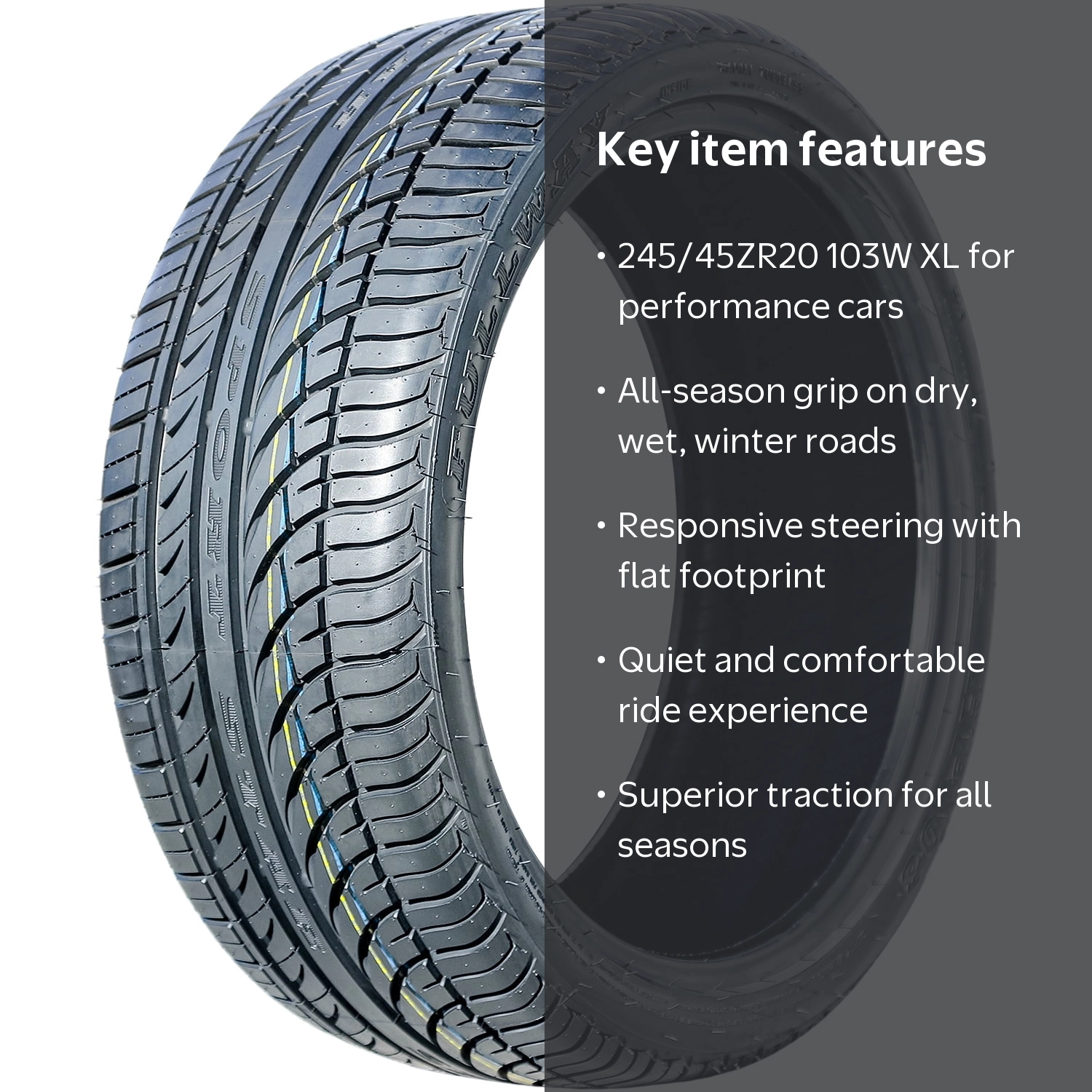 バリ溝2024年製HIFLY 245/45R20 2本　255/45R20 2本 k2-_d838fcf7-90af-4d2c-ba50-