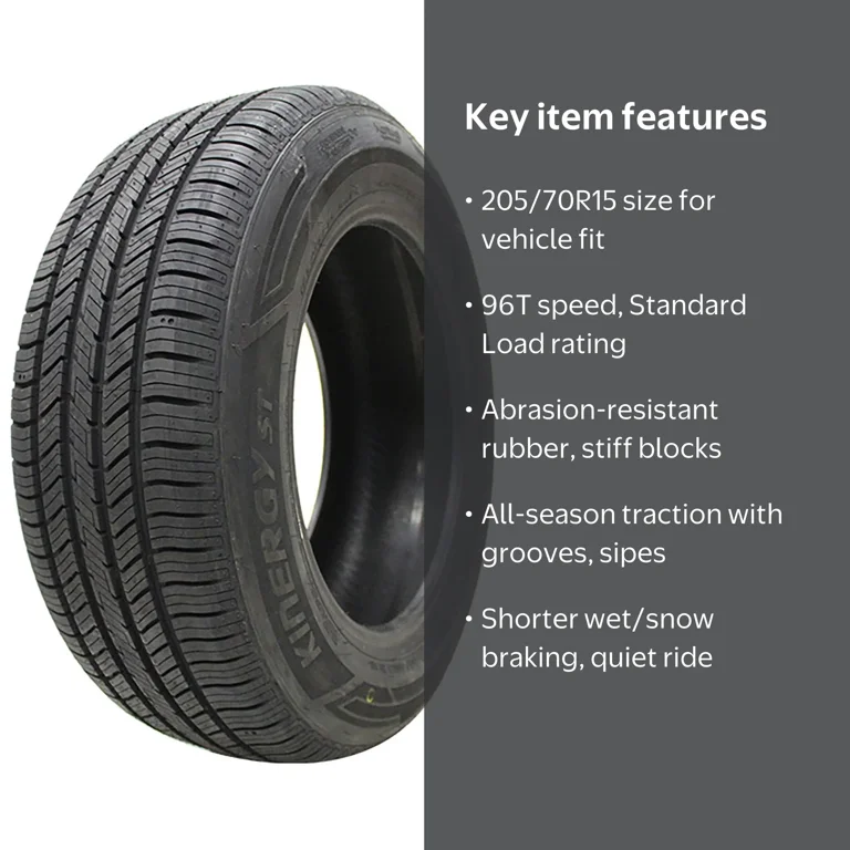 Hankook, Passenger Tire, 205/70R15 96T, All Season Snow - Walmart.com