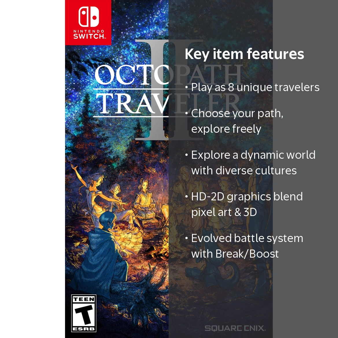 Square Enix, Octopath Traveler II, Nintendo Switch - Walmart.com