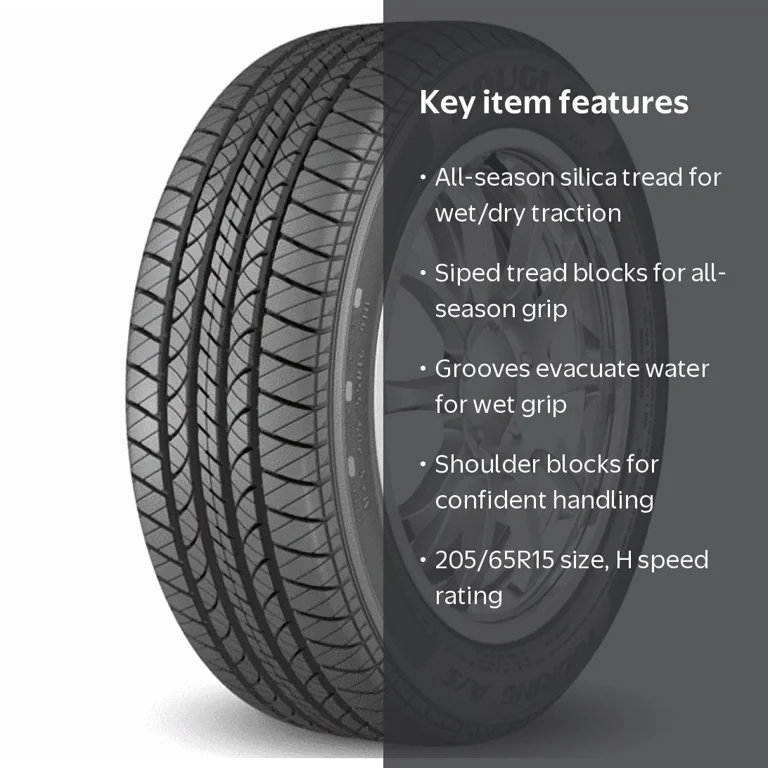 Douglas Touring All-Season Tire, 205/65R15 94H, Silica Compound