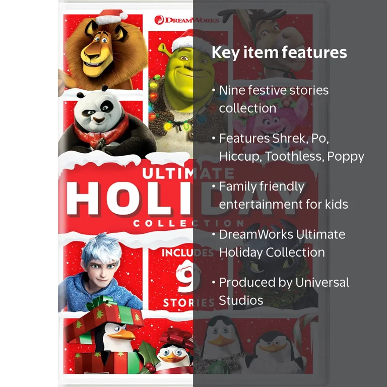 SDS, DreamWorks Ultimate Holiday Collection DVD Set, Festive