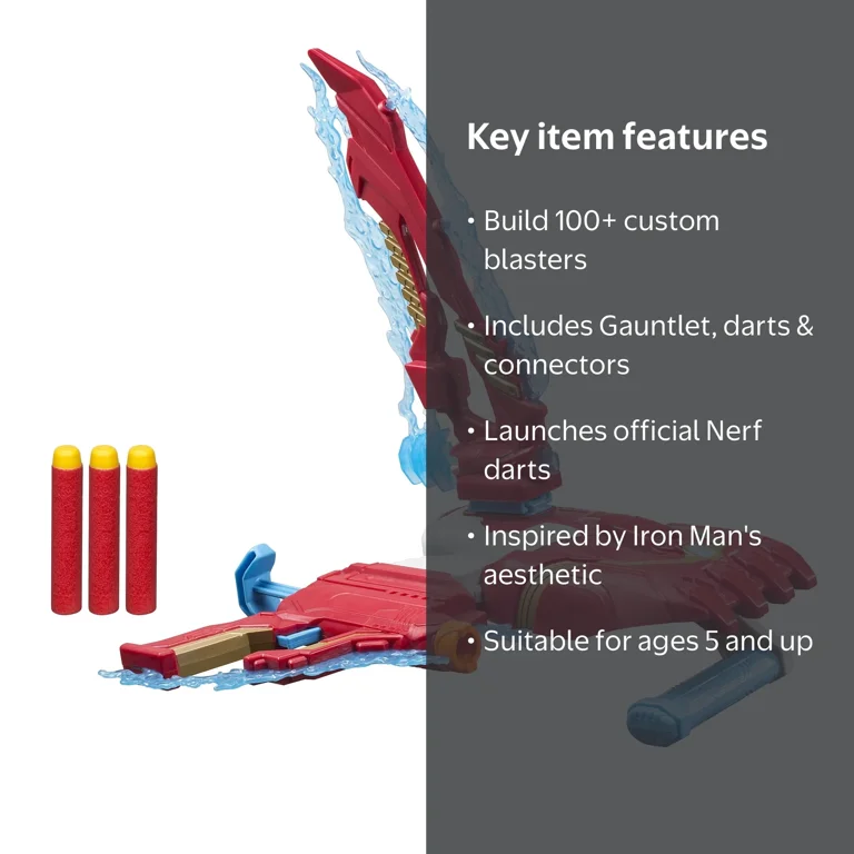 The Avengers, Marvel Endgame Nerf Iron Man Assembler Gear