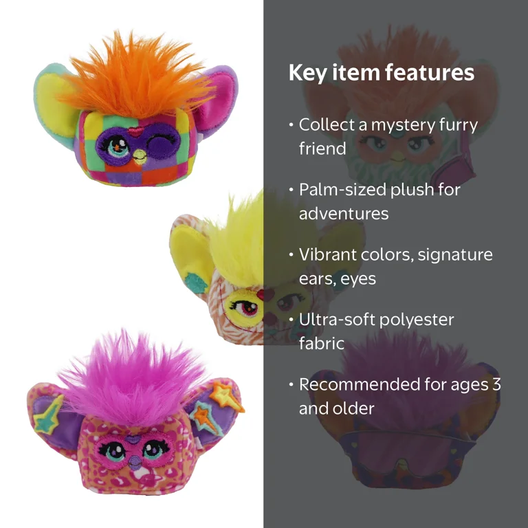 TOMY Furby 緑色 ぬいぐるみ 取扱説明書付き vintage 1998