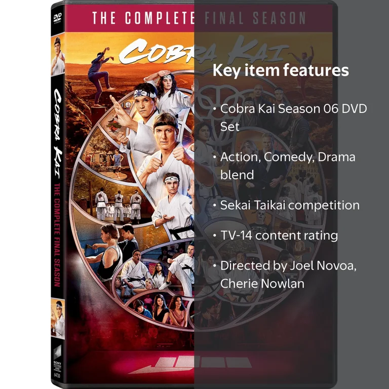 Cobra Kai - Season 06 (3 Discs) DVD Sony, Action Comedy Drama