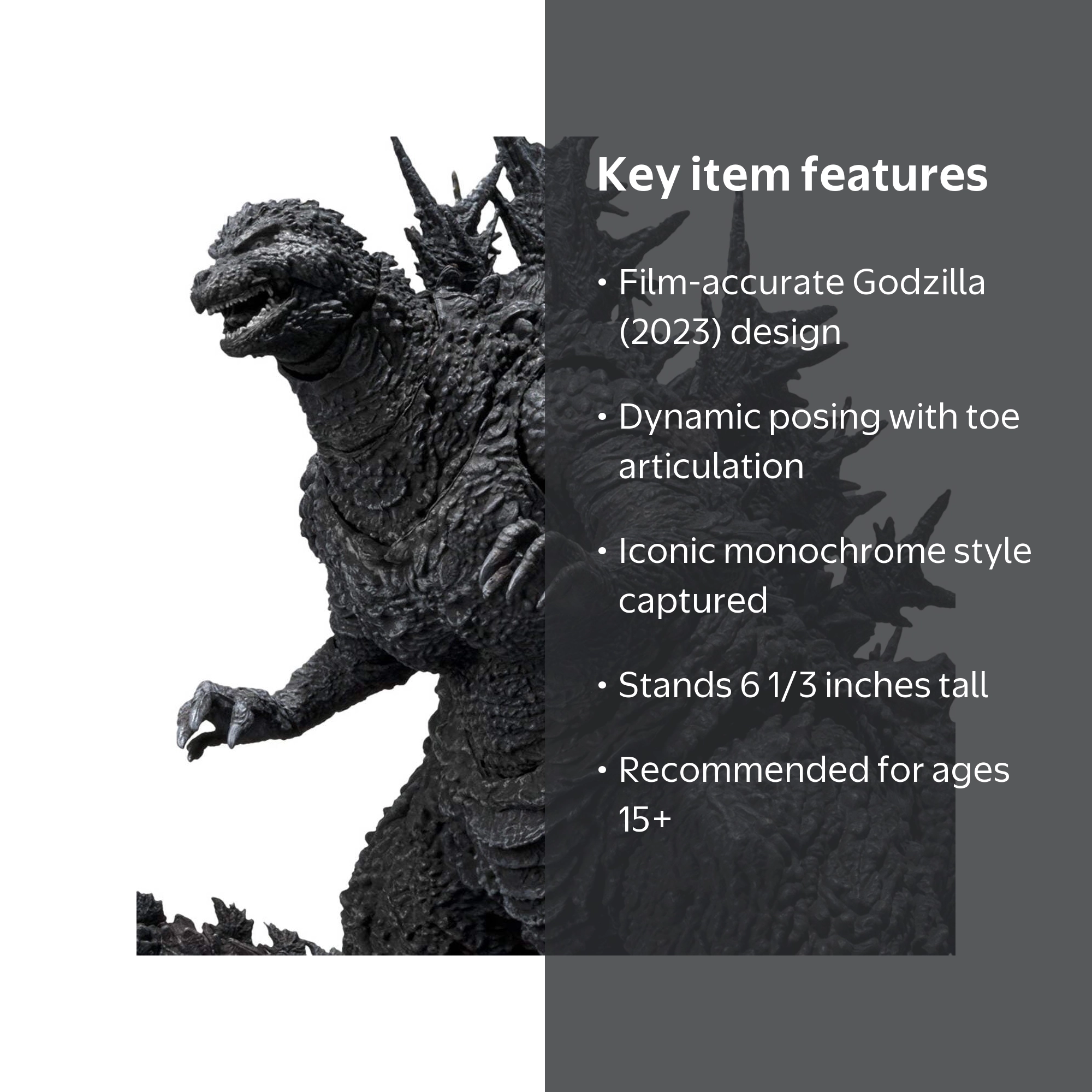 Godzilla 2023 Minus Color Godzilla Minus One S.H.MonsterArts
