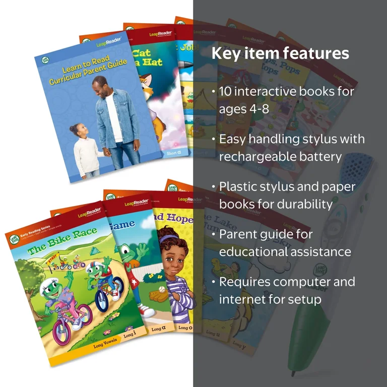 LeapFrog LeapReader Learn-to-Read 10-Book Mega Pack, RRK150
