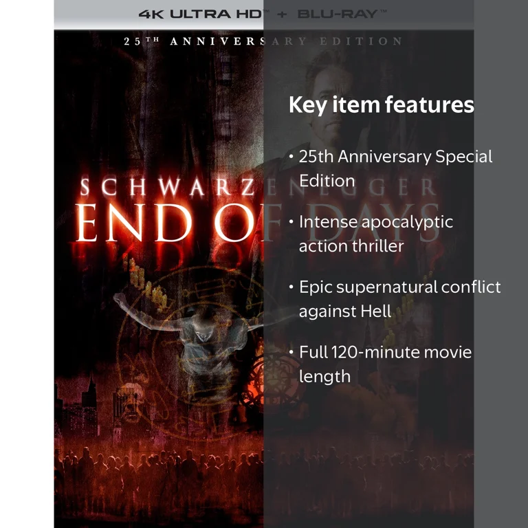 SDS End of Days 25th Anniversary Edition Arnold Schwarzenegger
