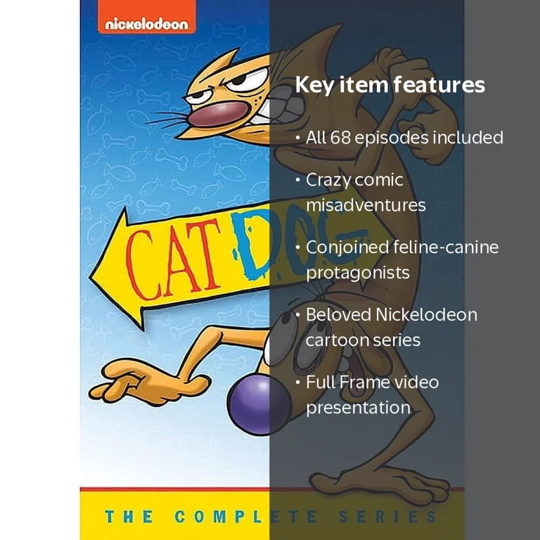 SDS, DVD, CatDog Complete Series, Full Frame, 68 Episodes