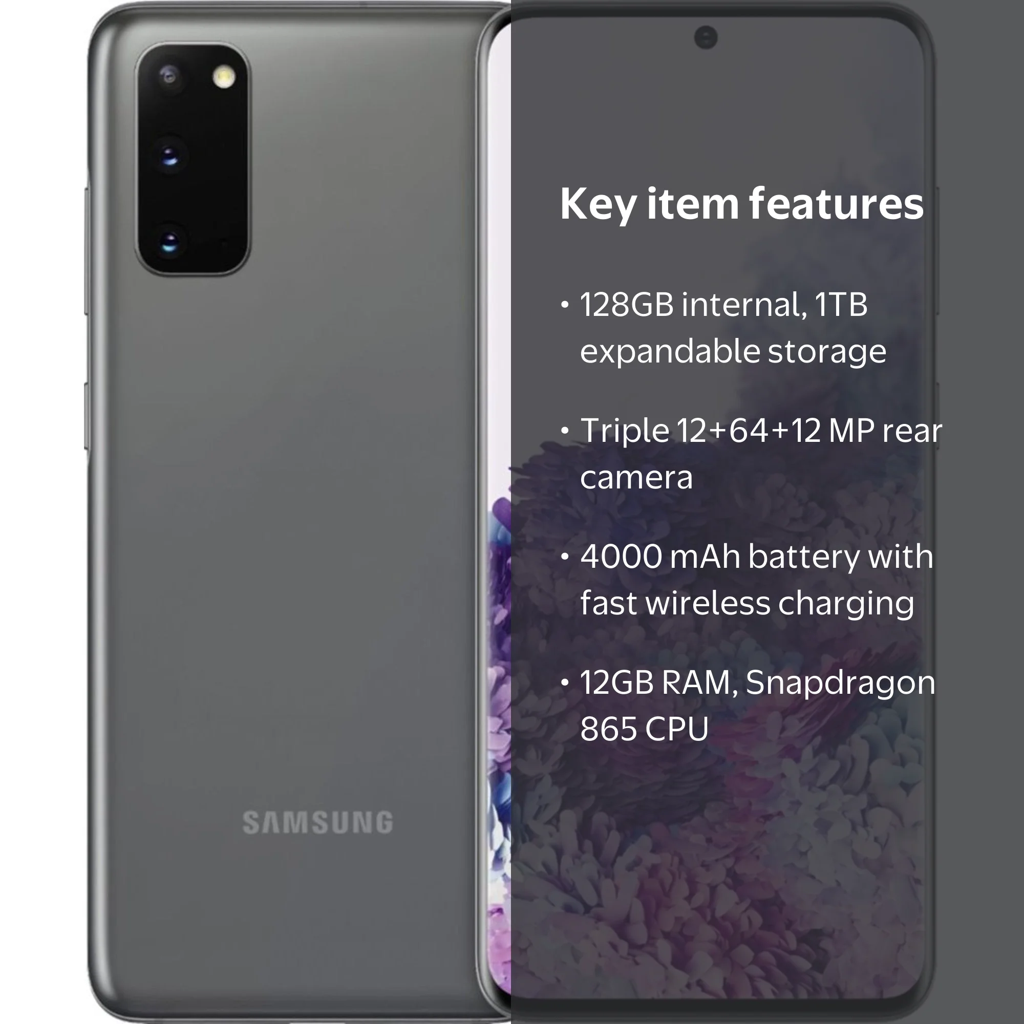 GalaxyS20 コスミックグレー 新品未使用 SIMフリー Galaxy 5G S20 （SC