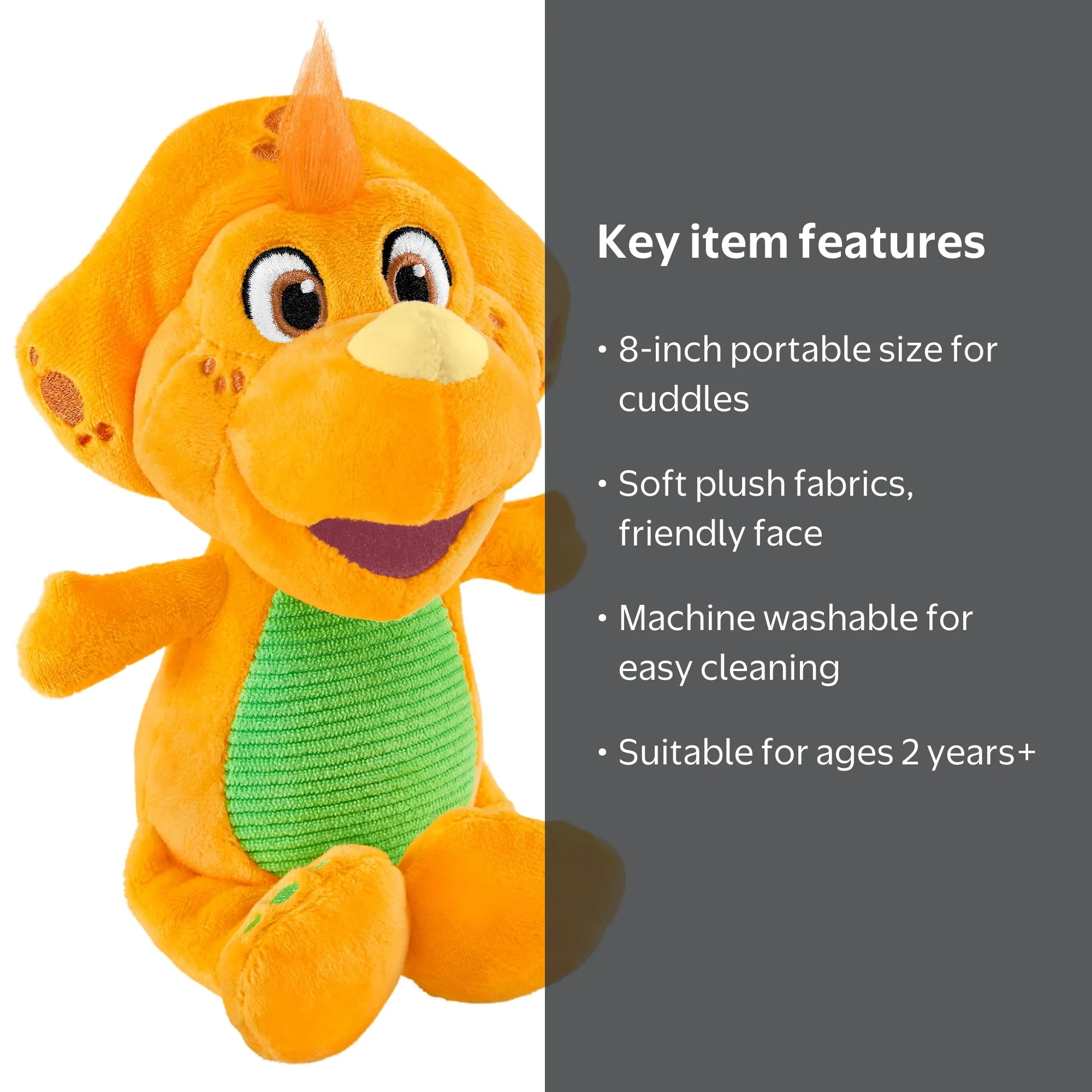 Fisher-Price Barney's World Plush Billy Dinosaur 8-inch character