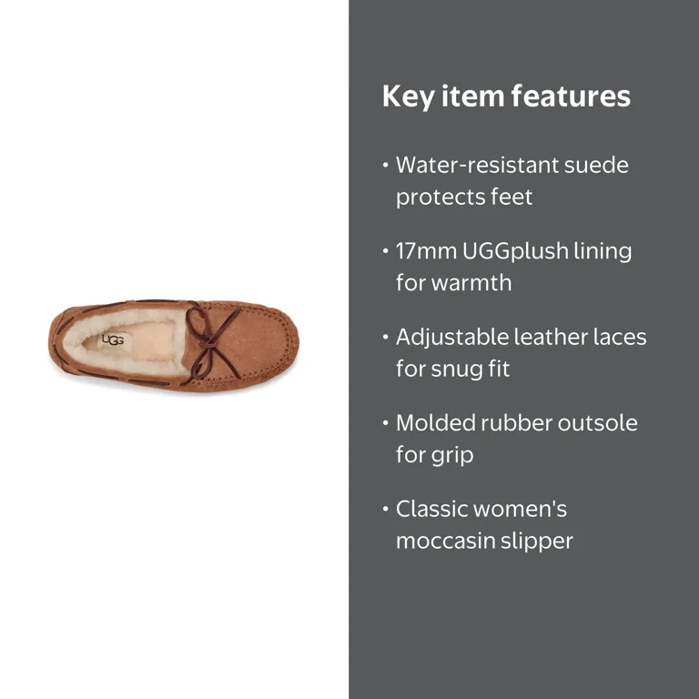 UGG, Women's Dakota Slipper, 1107949-CHE, Chestnut - Walmart.com