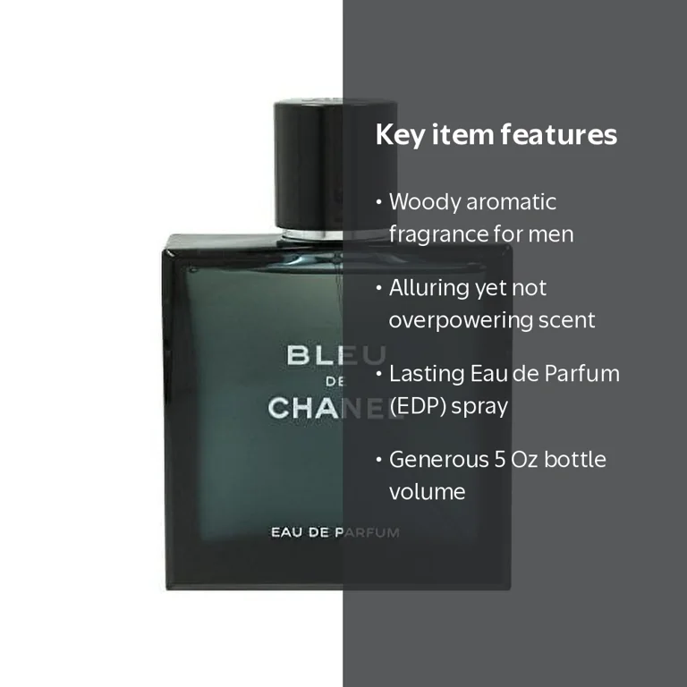 Chanel Bleu De Chanel Men's Eau de Parfum Spray, 5 Oz - Walmart.com