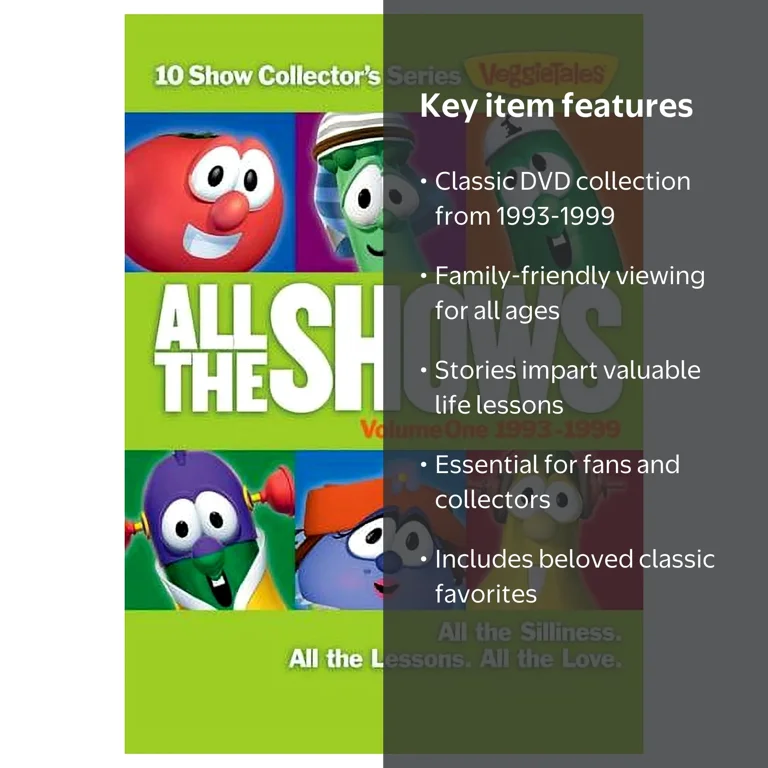 Veggie Tales: All The Shows (DVD) (Volume 1), 1993-1999 Collection