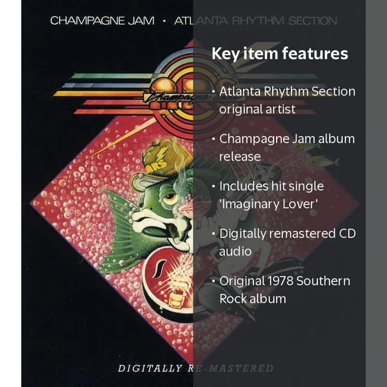 Atlanta Rhythm Section - Champagne Jam - Music & Performance - CD