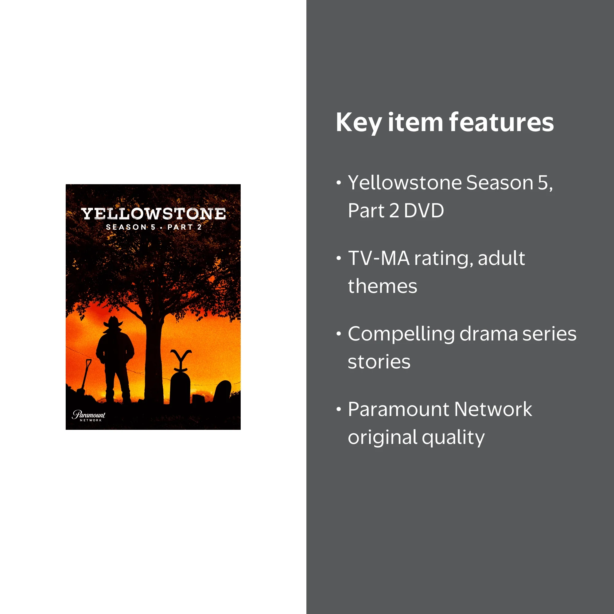 Paramount Home Video, DVD, Yellowstone Season 5 Part 2 - Walmart.com
