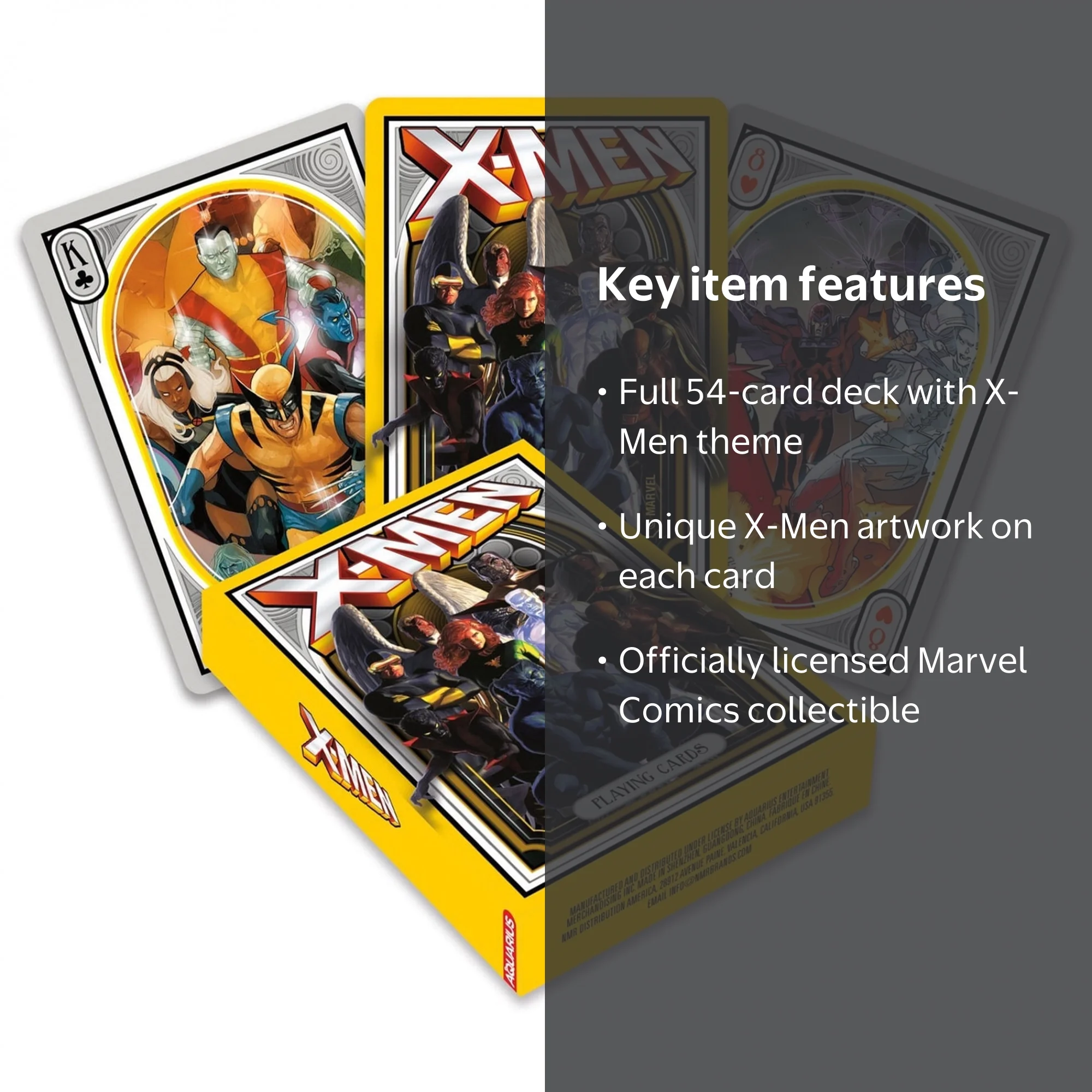 Baraja De Cartas Marvel X-Men – Naipes Oficiales Con Múltiples Imágenes Para Coleccionistas