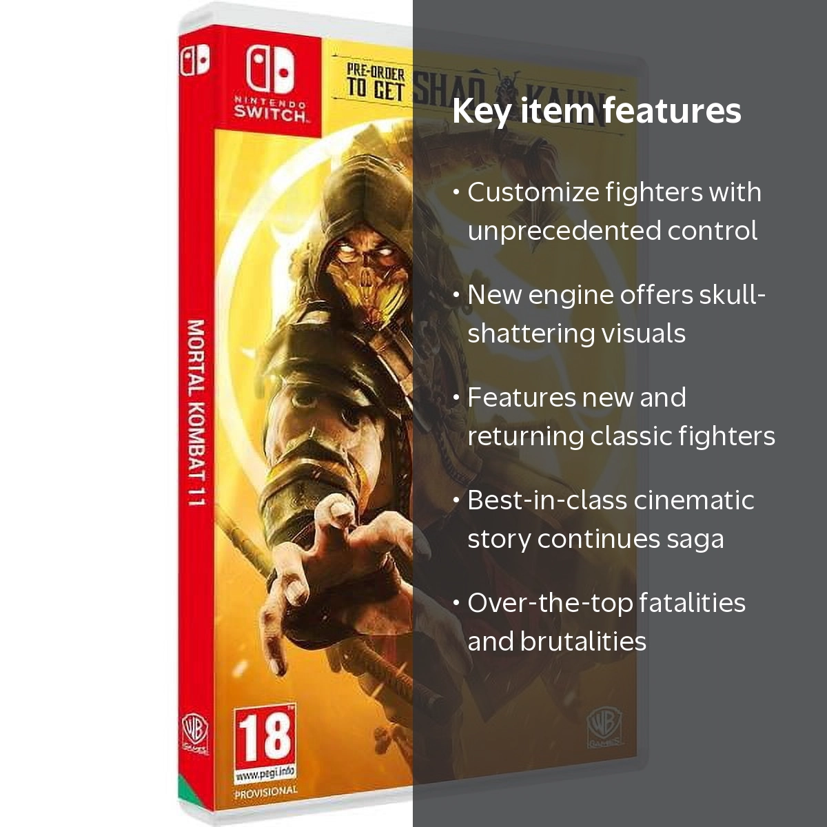 Mortal Kombat 11 (Nintendo Switch) Back and Better Than Ever