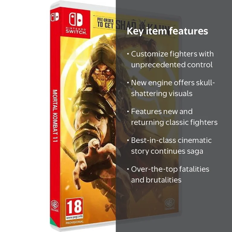 Mortal Kombat 11 (Nintendo Switch) Back and Better Than Ever