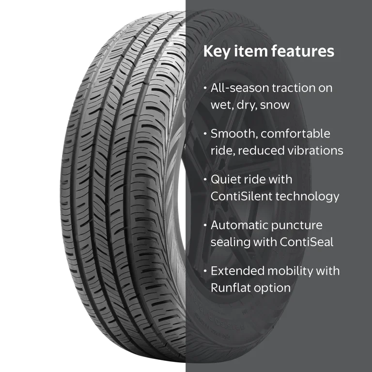 Continental ContiProContact MOE SSR 225/50R17 94H Tire - Walmart.com