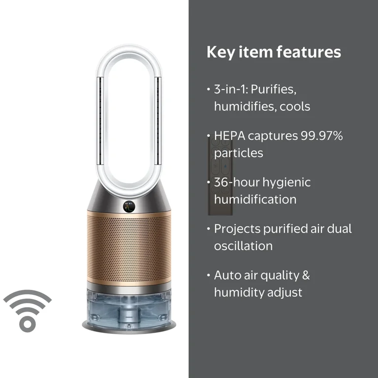 Restored Dyson Purifier Humidify+Cool Formaldehyde™ PH04| White