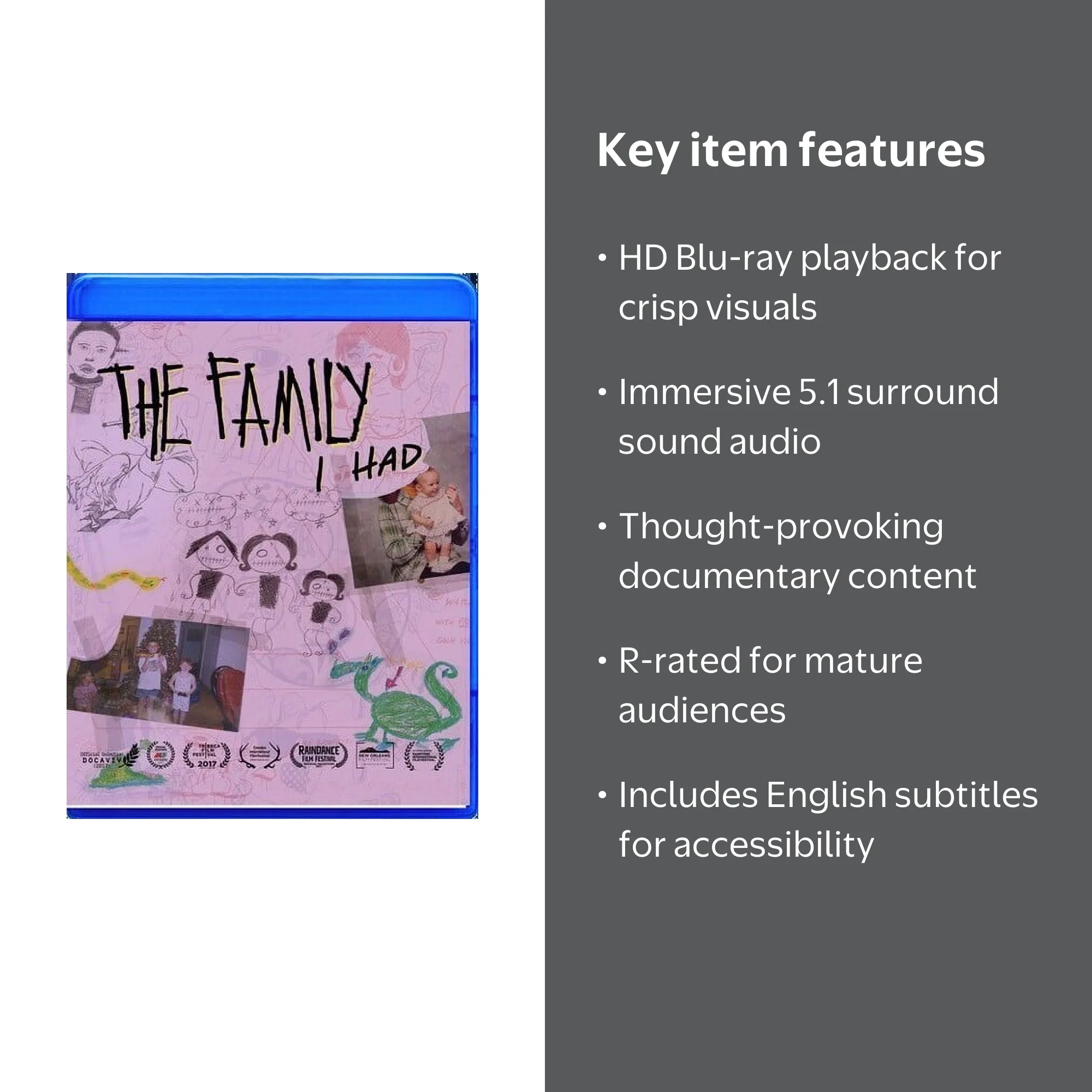 The Family I Had (Blu-ray), Filmrise, Documentary - Walmart.com