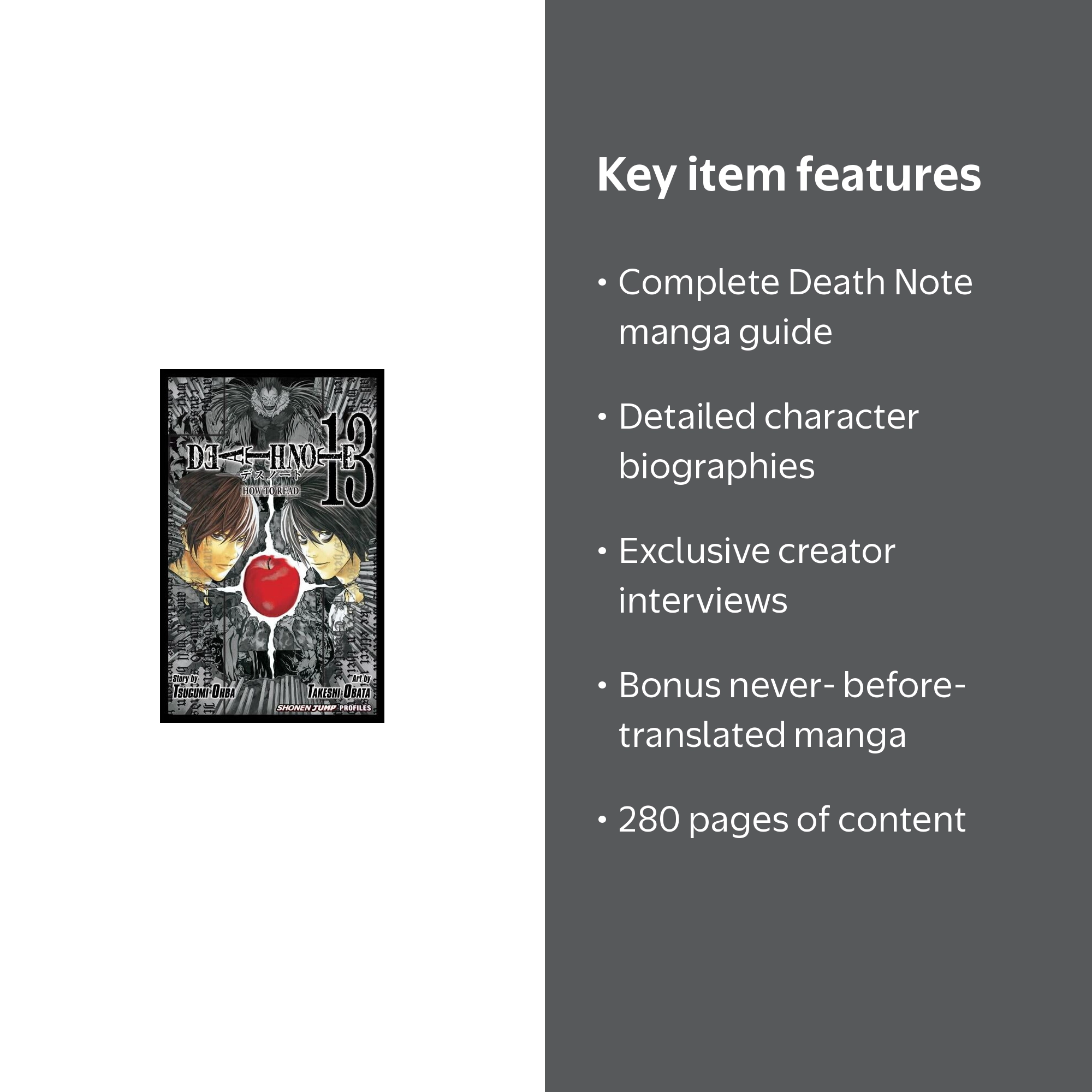 Tsugumi Ohba, Death Note How to Read 13, ISBN 9781421518886