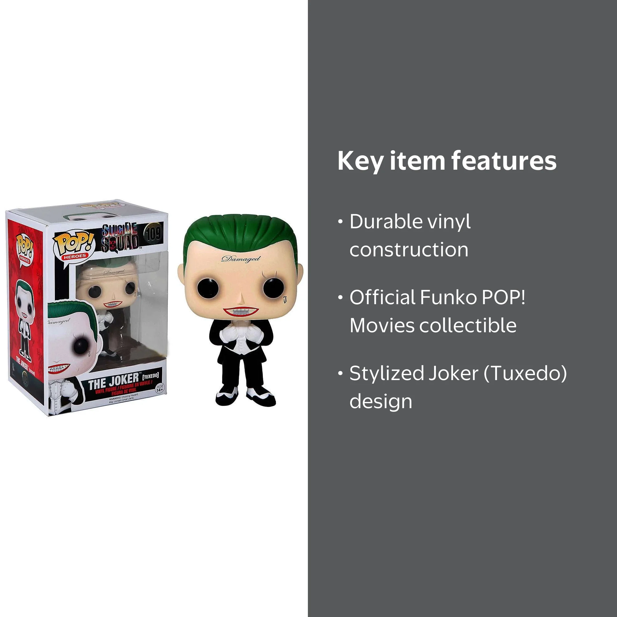 Suicide Squad Funko POP! Movies The Joker (Tuxedo) Vinyl Figure