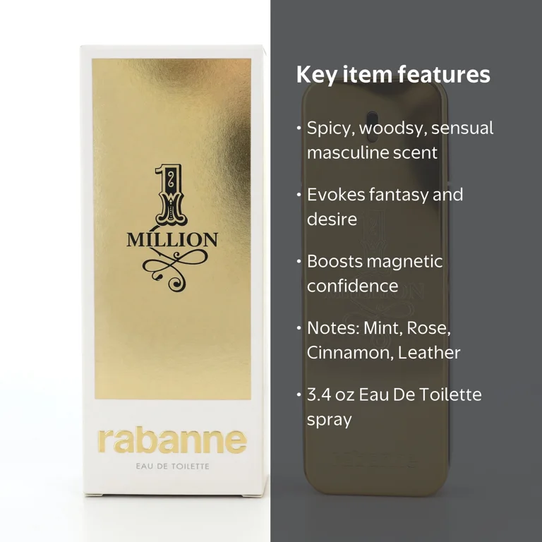 Paco Rabanne, Eau De Toilette, 3.4 oz, Gold for Men - Walmart.com