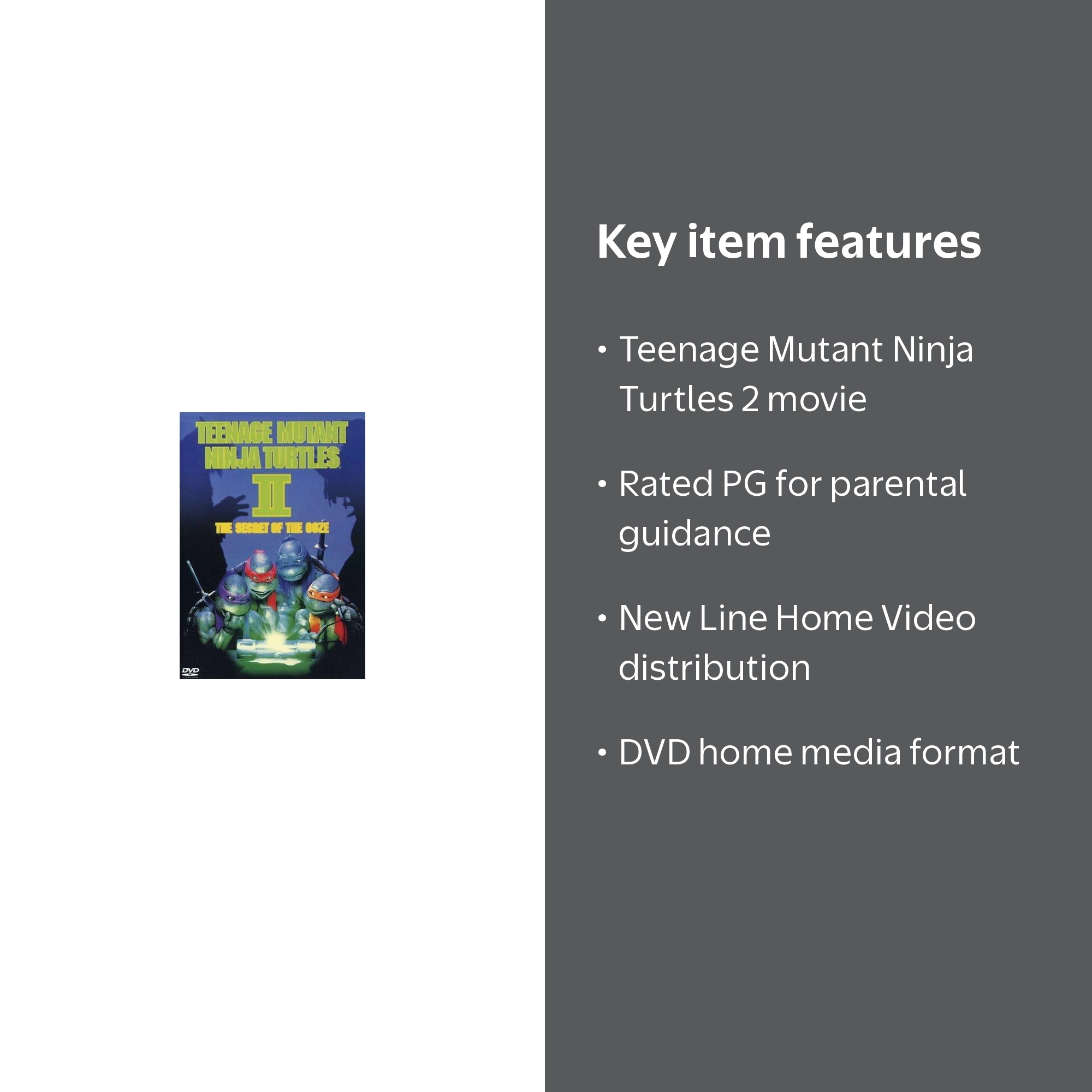 Teenage Mutant Ninja Turtles 2 - The Secret of the Ooze [DVD