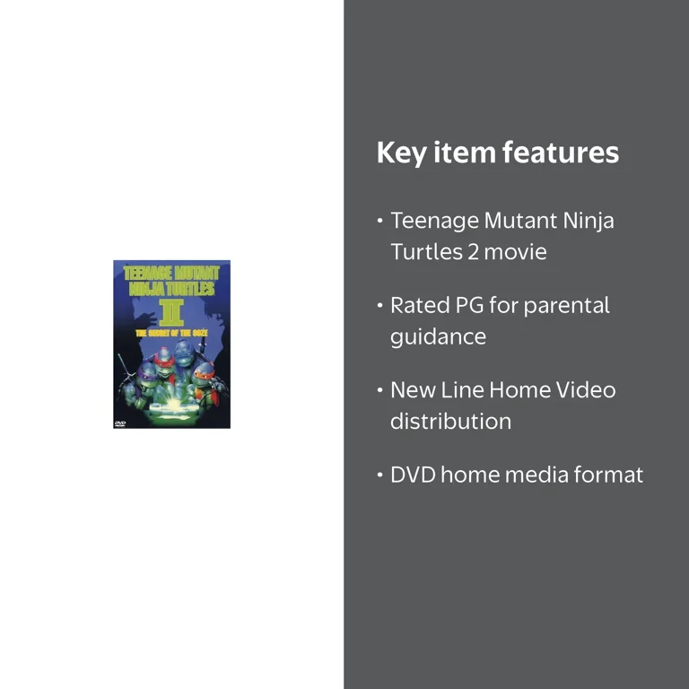 Teenage Mutant Ninja Turtles 2 - The Secret of the Ooze [DVD