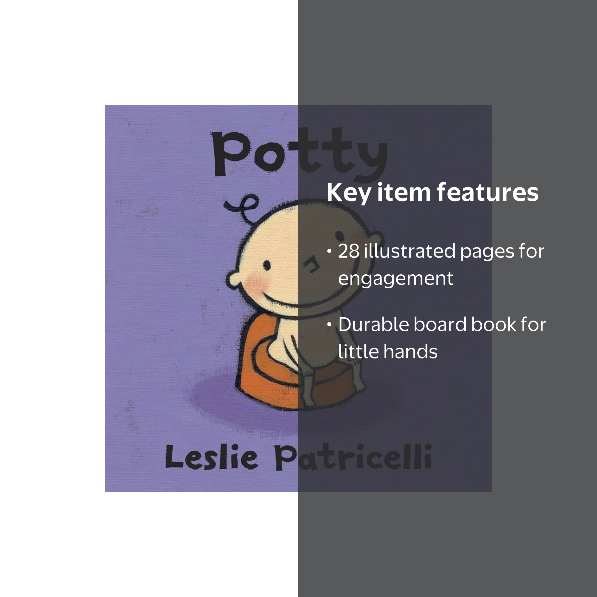 Leslie Patricelli Board Books Potty (Toilet Training Story