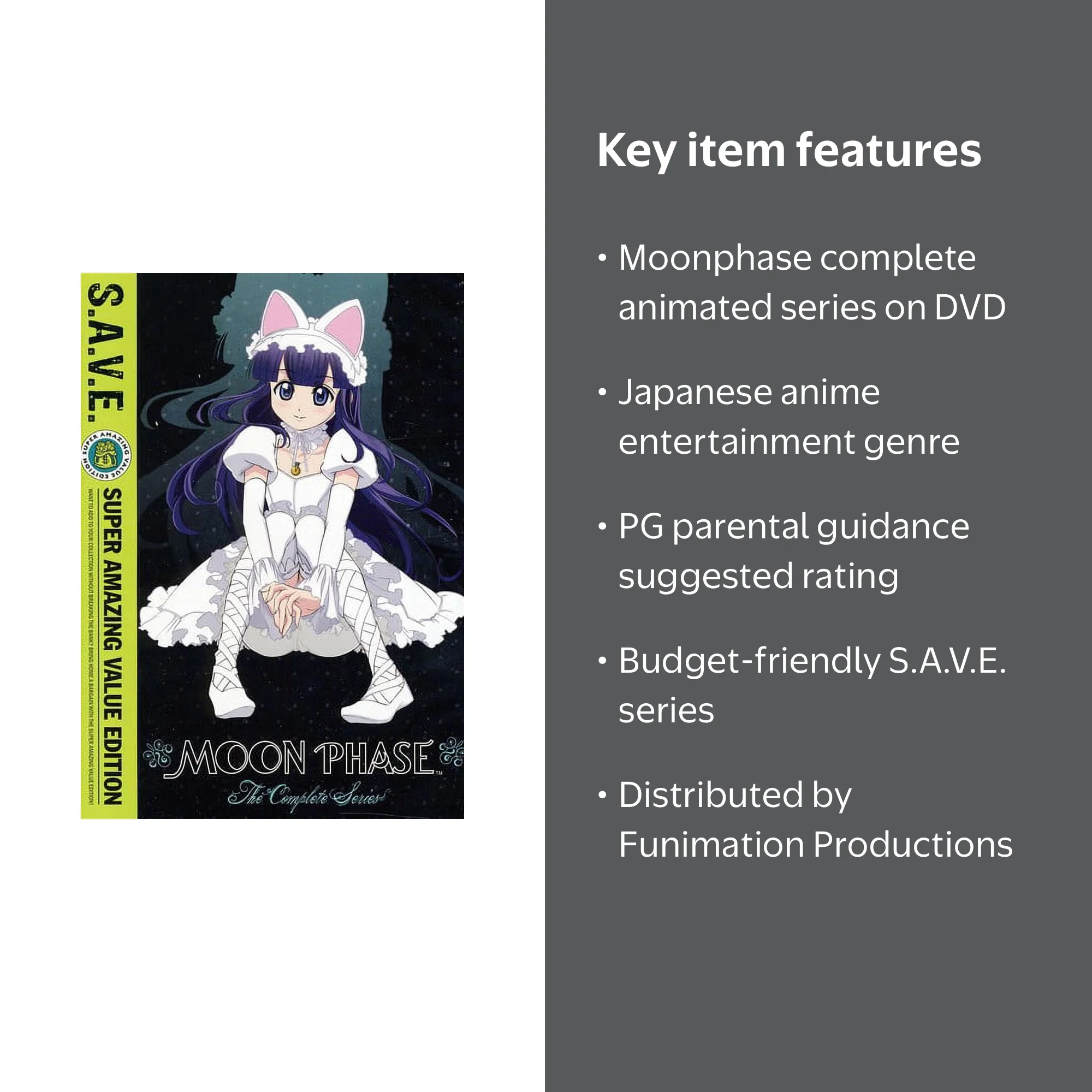 Moonphase - S.A.V.E. (DVD), Funimation Prod, Anime - Walmart.com