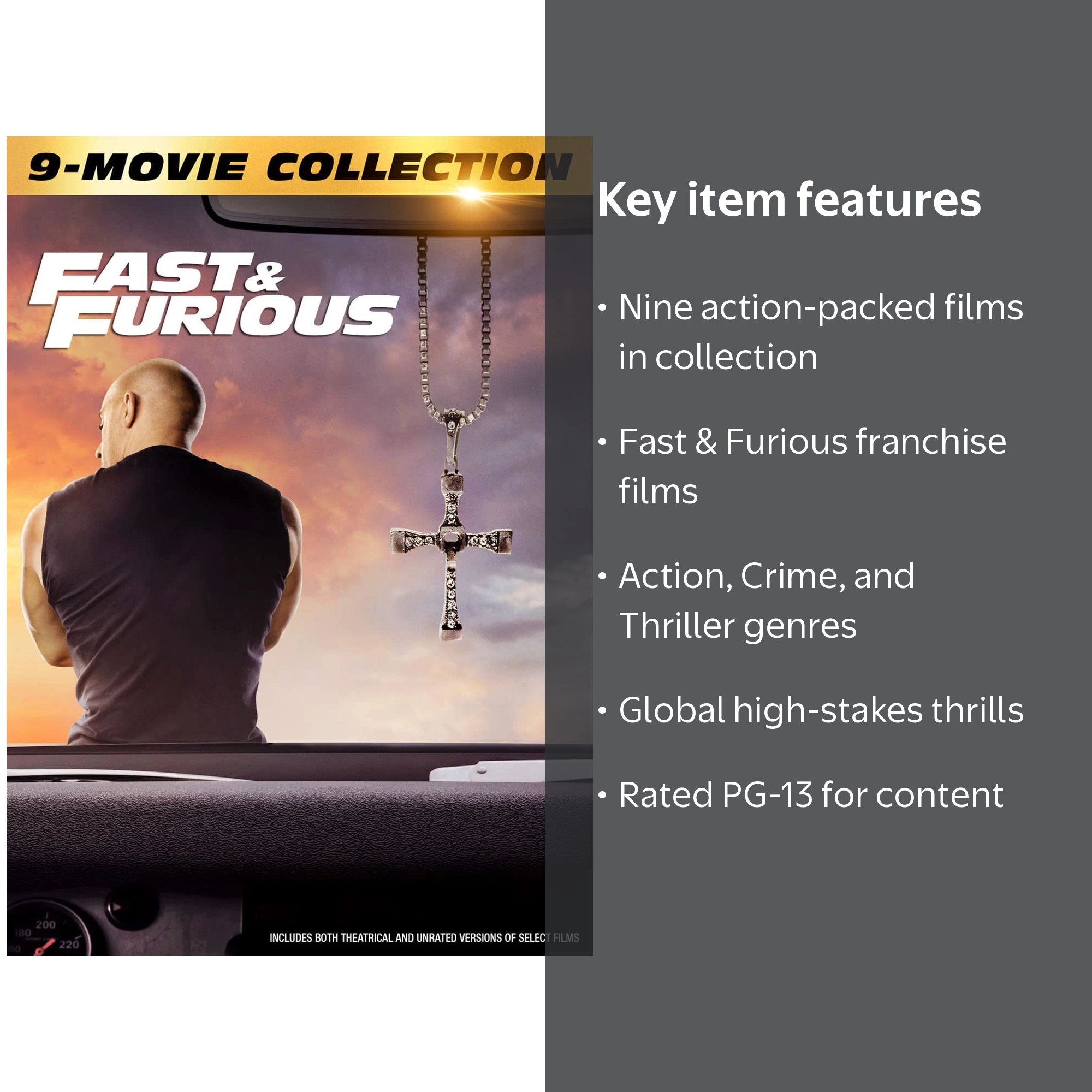 Fast & Furious Complete Nine-Movie Collection (DVD) - Walmart.com