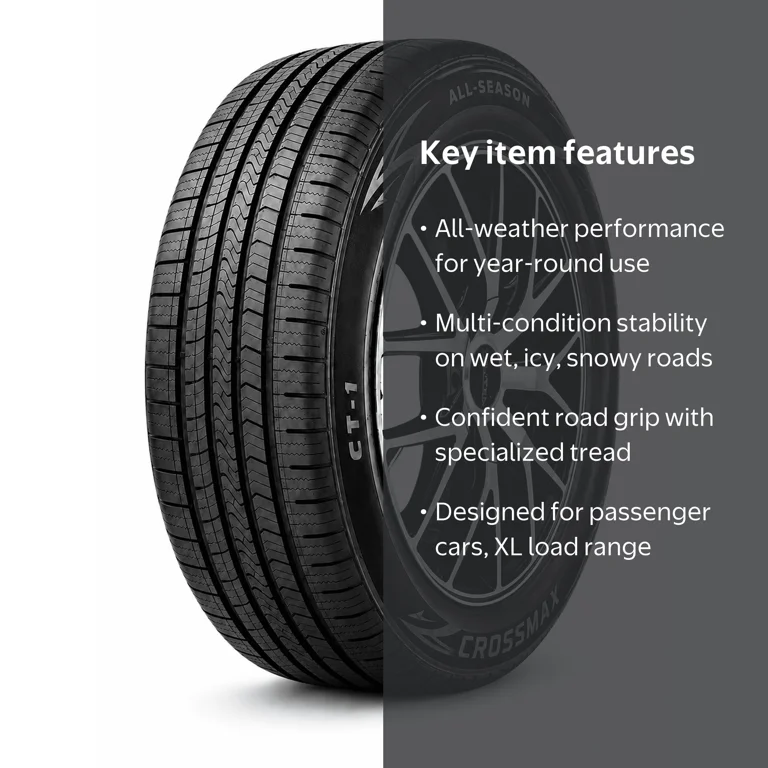 Free Shipping! Crossmax All Season Passenger Tire 245/45ZR18 100Y