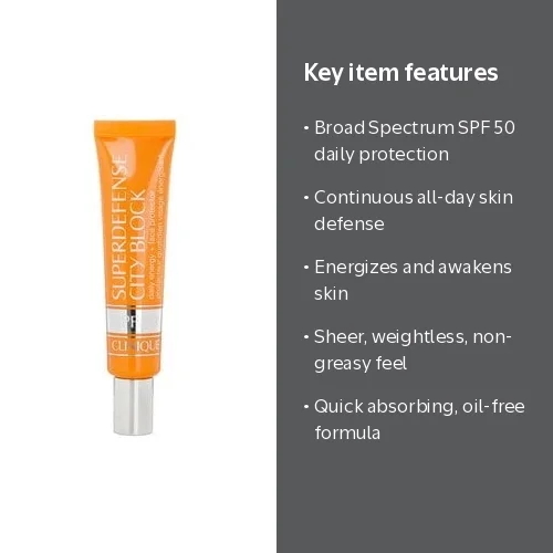 Clinique Superdefense City Block SPF 50 Face Protector, 1.4 oz