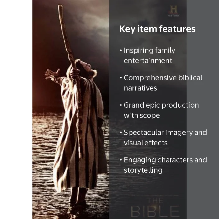 Mill Creek, The Bible: The Epic Miniseries, Drama DVD - Walmart.com