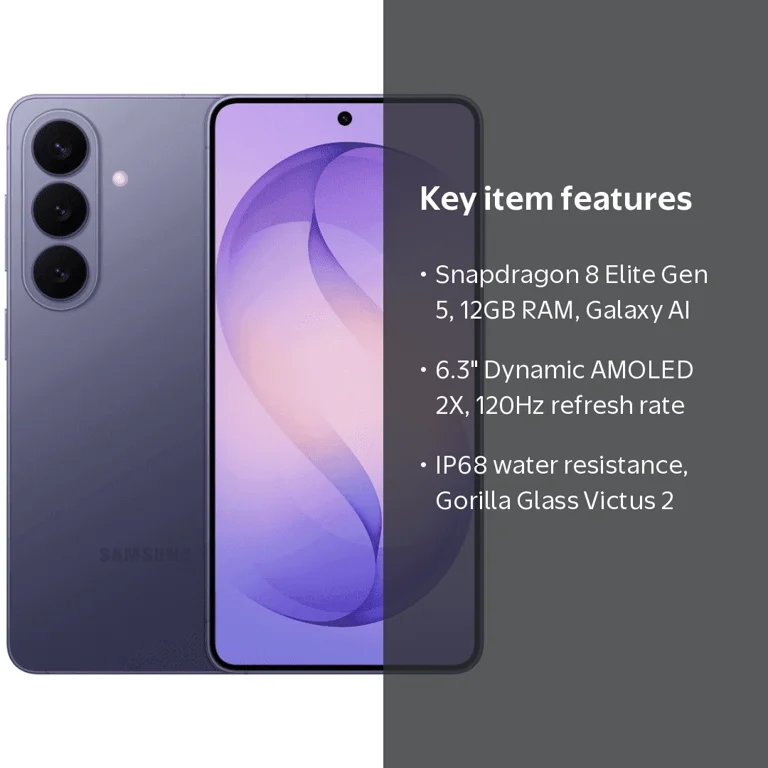 Samsung Galaxy S26 5G 12GB + 256GB Global Unlocked – Cobalt Violet