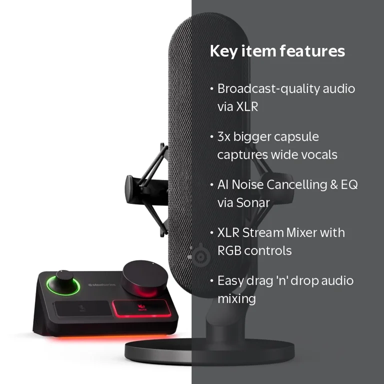 SteelSeries Alias Pro XLR Microphone - Walmart.com