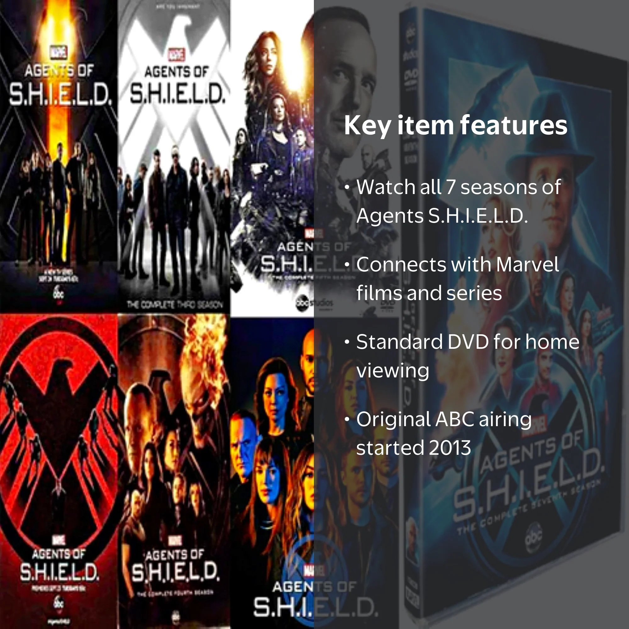 Marvel's Agents of S.H.I.E.L.D. Complete Series Seasons 1-7 DVD