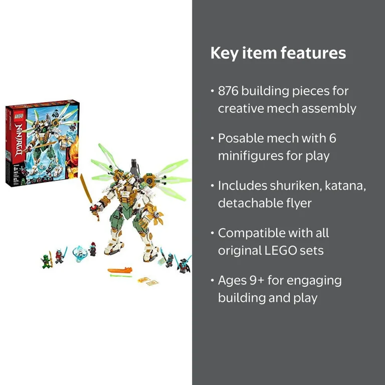 LEGO NINJAGO Lloyd's Titan Mech 70676 - Walmart.com