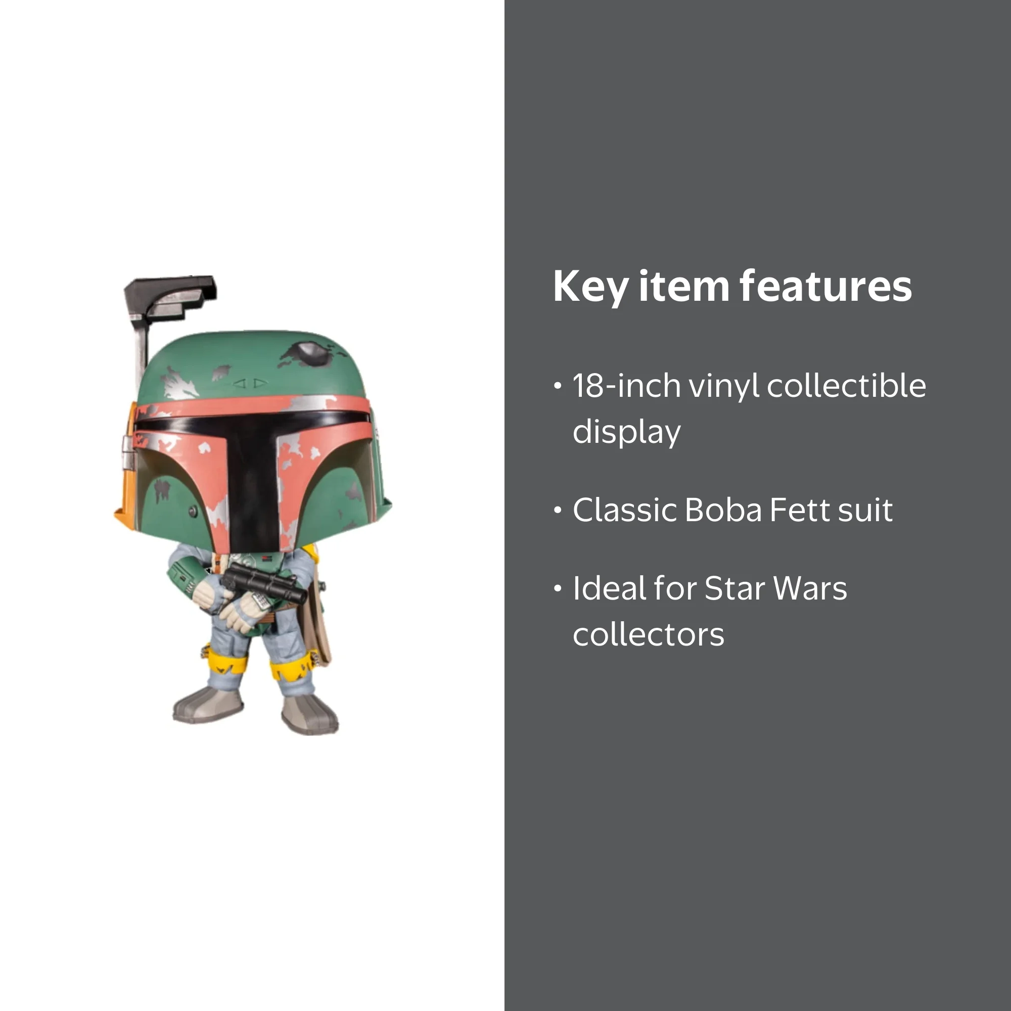 Exclusive Star Wars Funko POP! Boba Fett 18 Inch Vinyl Figure #537
