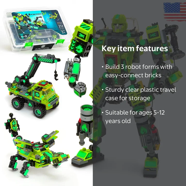 JitteryGit, Robotryx Guardians Builder and Mastermind, 1:24, Green