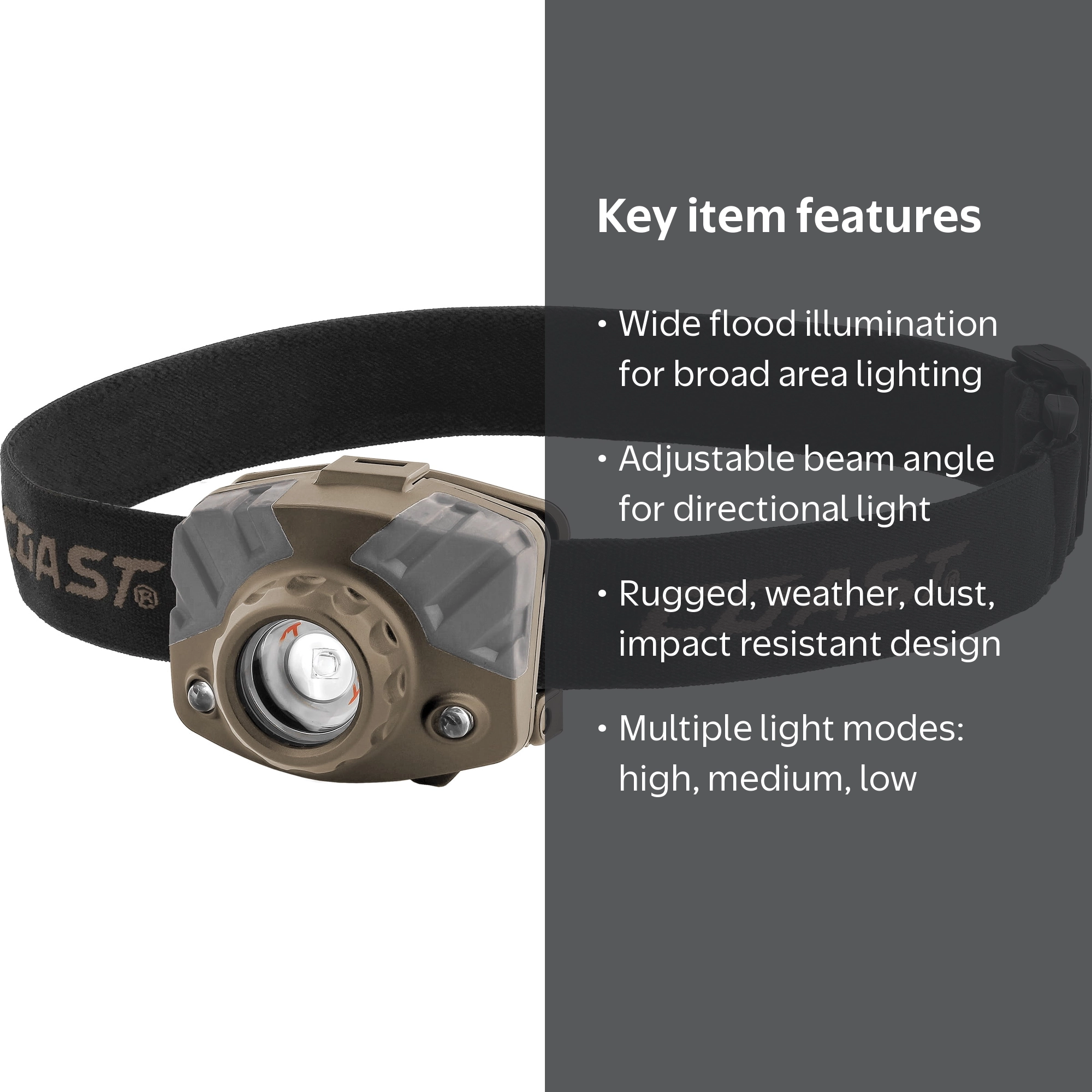 COAST FL65 Dual Color, White, Red 415 Lumen Flood Beam LED