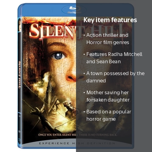 Sony Pictures Entertainment, Silent Hill, Blu-ray Horror Thriller